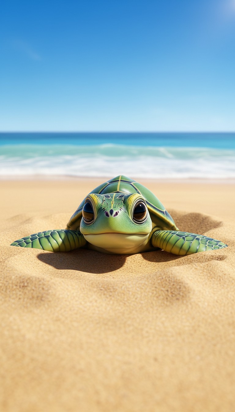 The Journey of Shelly the Turtle