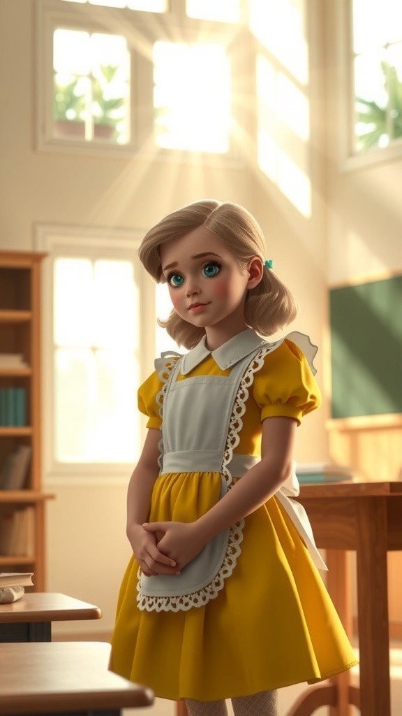 The Grumpy Teacher and the Cheerful Girl