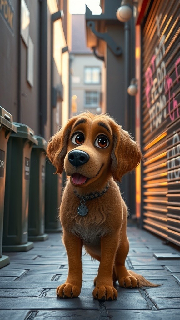 गरीब कुत्ते की हिम्मत