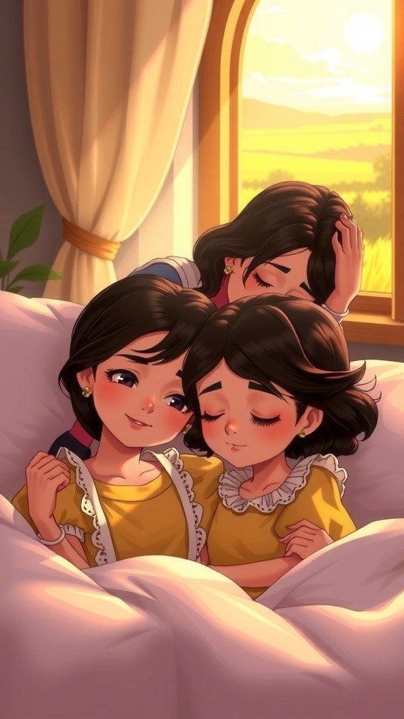 मेहनती माँ और उनकी बेटी