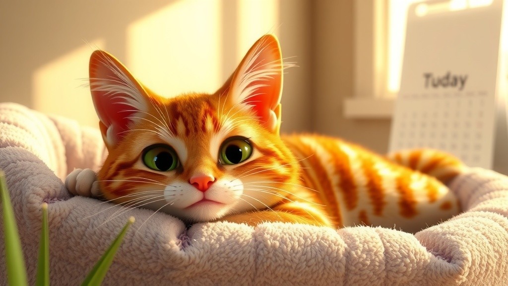 A Cat's Engagement Day Preparations