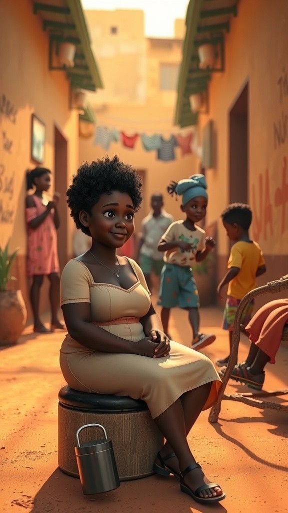 Ama's Struggles: A Mother's Journey