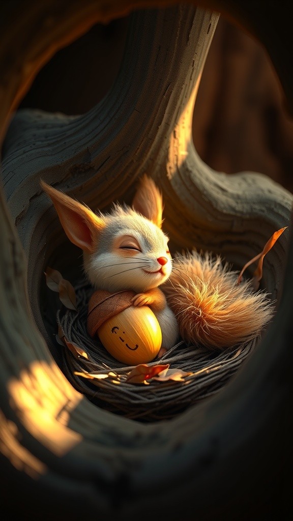 Morning Awakening of Acorn