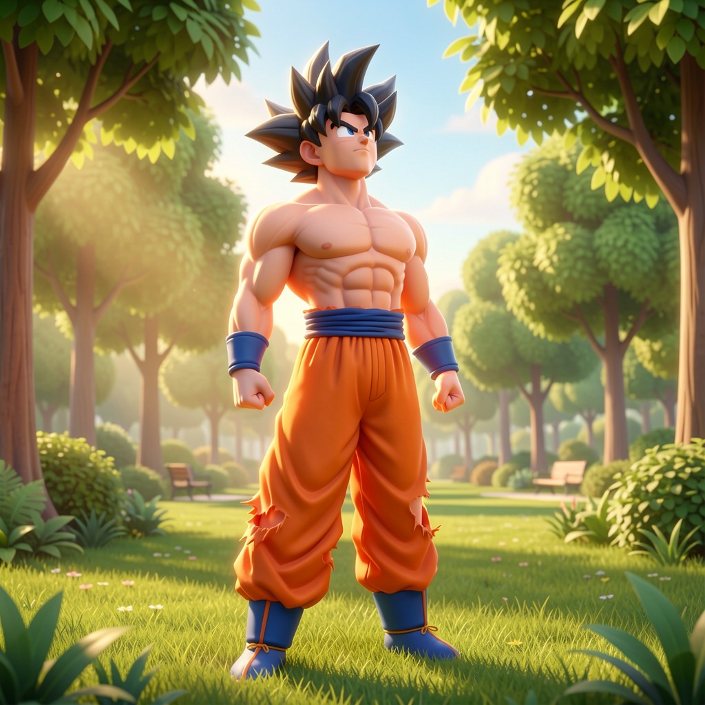 Goku's Epic Hypercar Adventure Awaits!