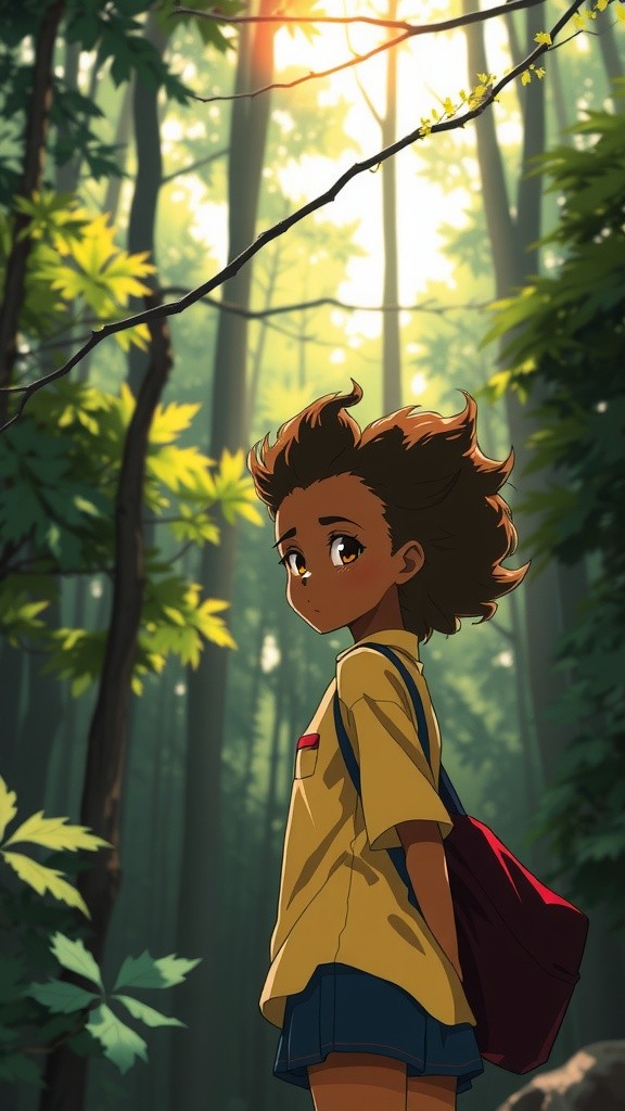 Perdida en el Bosque: La Búsqueda de Amigos