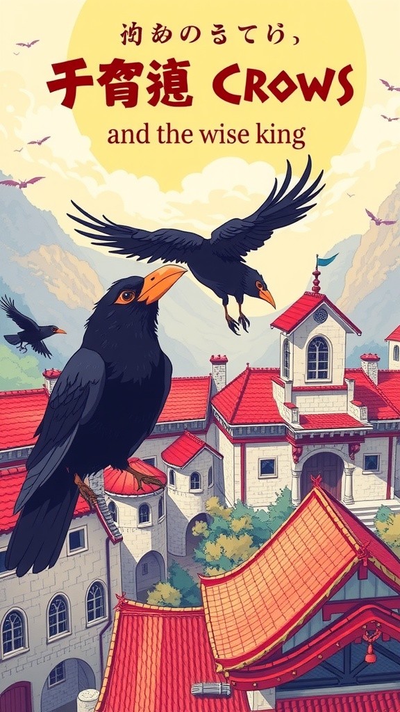 The Three Crows and the Wise King: A Tale of Wisdom and Leadership