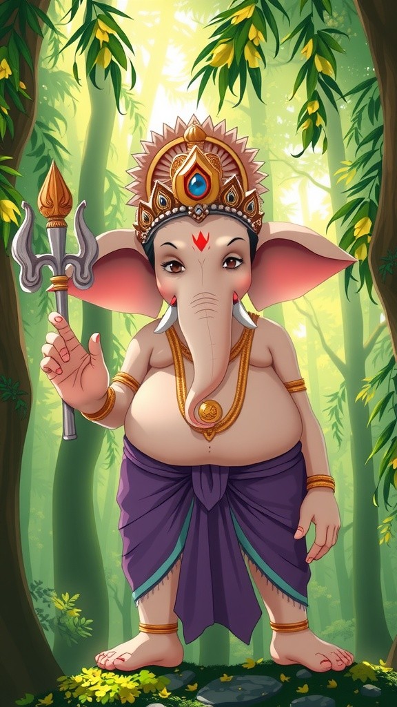 गणेश जी की बुद्धिमानी और विजेता बनने की कथा
