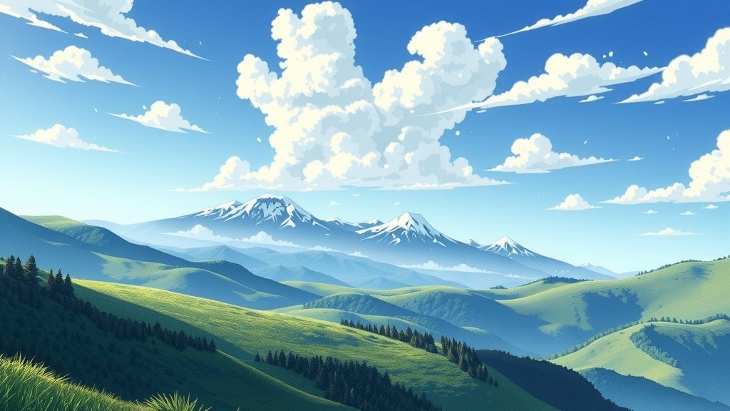 The Four Trees: A Tale of Growth and Contentment
