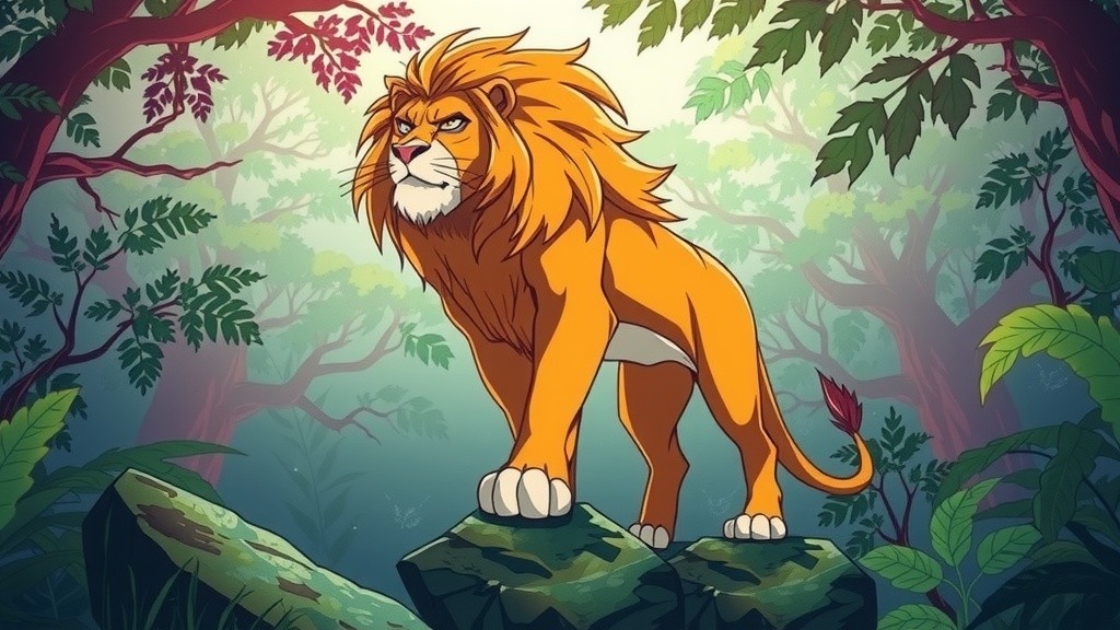 जंगल का जलसंकट: गजू और शेर की कहानी