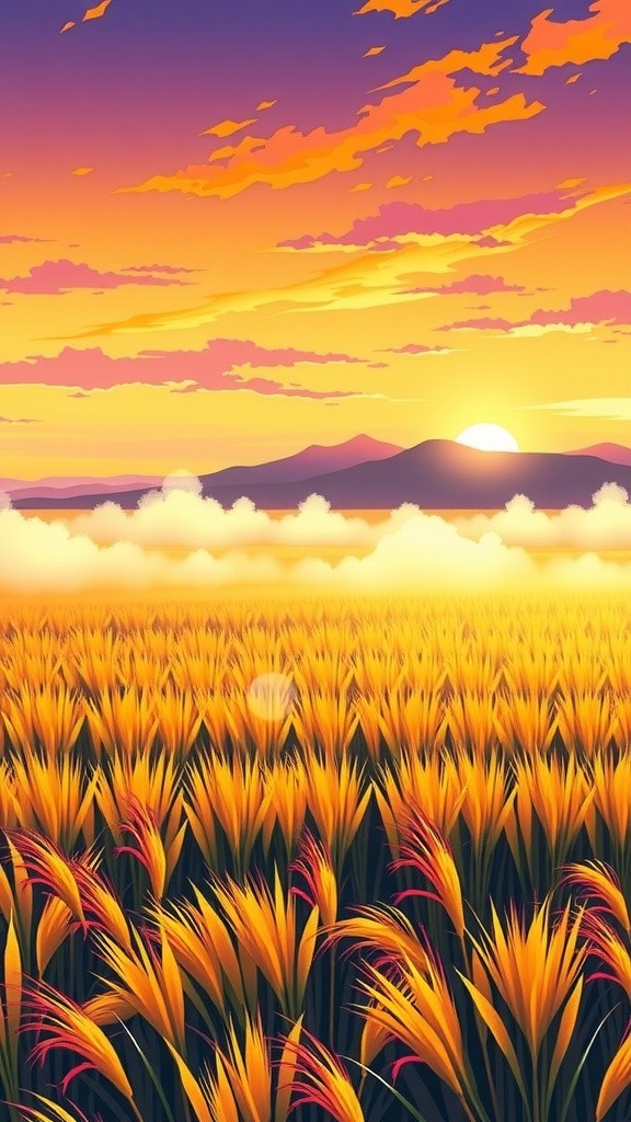 Pemandangan Sawah yang Menakjubkan