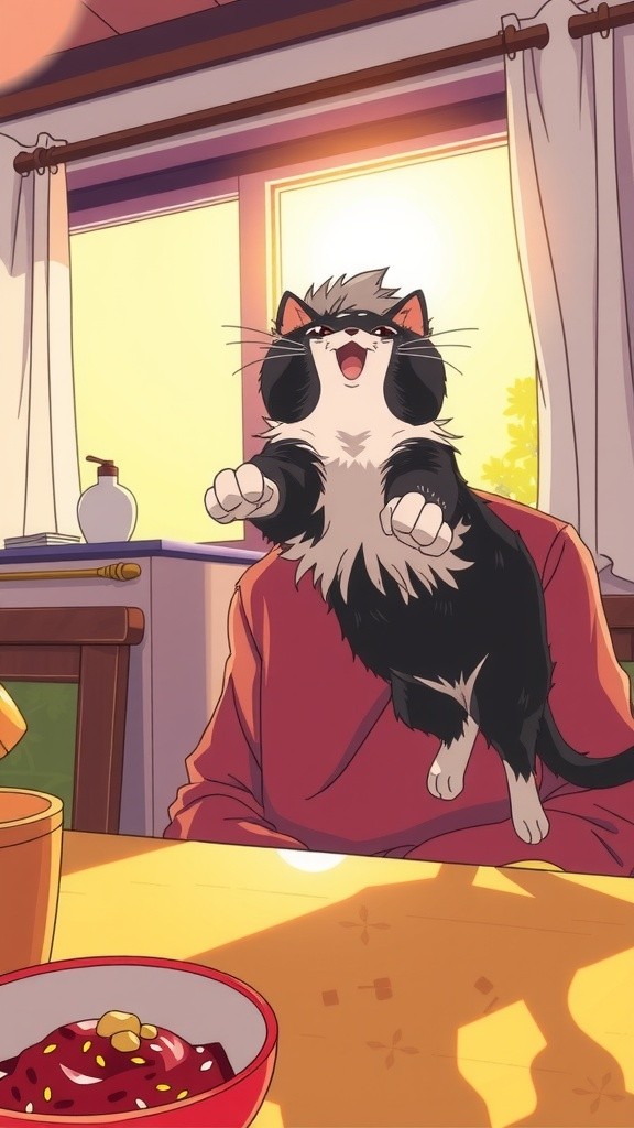 Kucing dan Piring Favorit