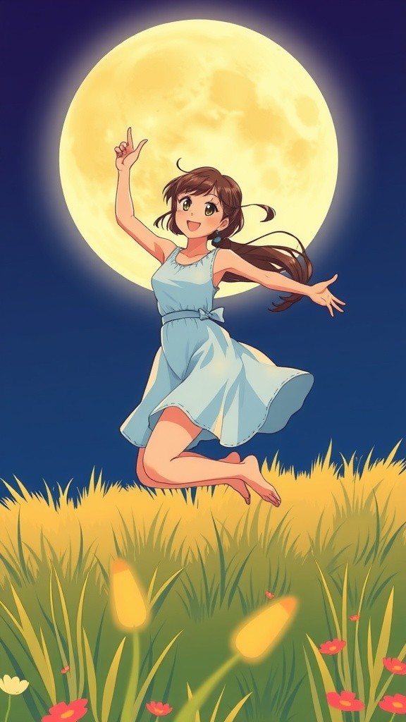 Luna dan Keindahan di Bawah Sinar Bulan