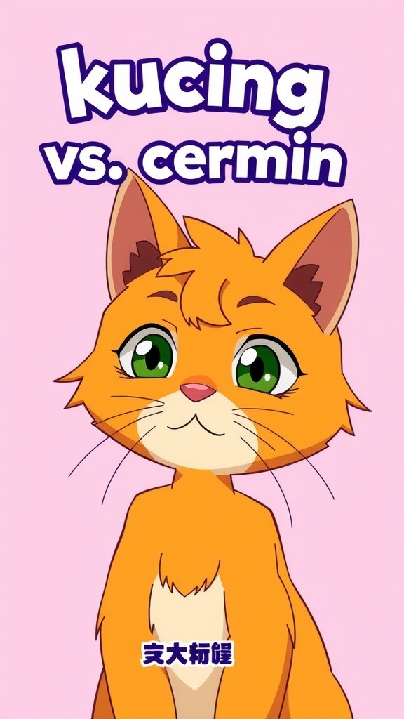 Kucing dan Cermin: Dialog Lucu dengan Diri Sendiri!