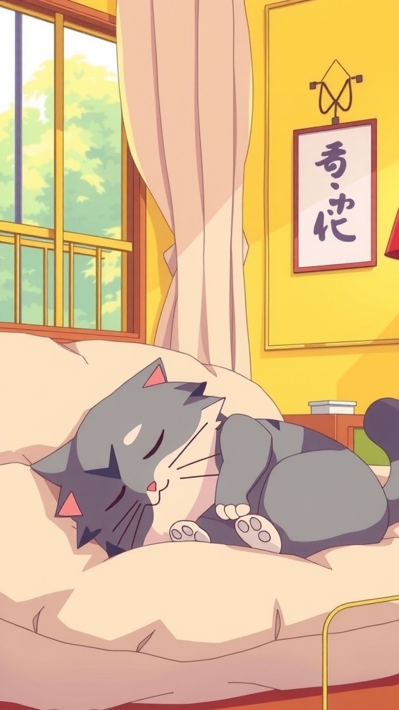 Mochi si Kucing Pemalas