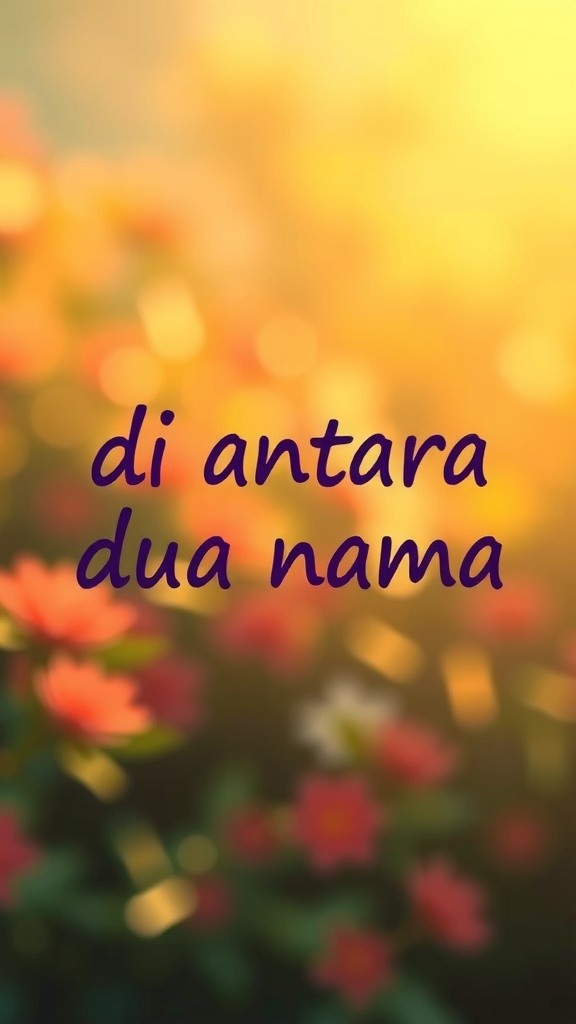 Di Antara Dua Nama: Kisah Cinta dan Pengakuan