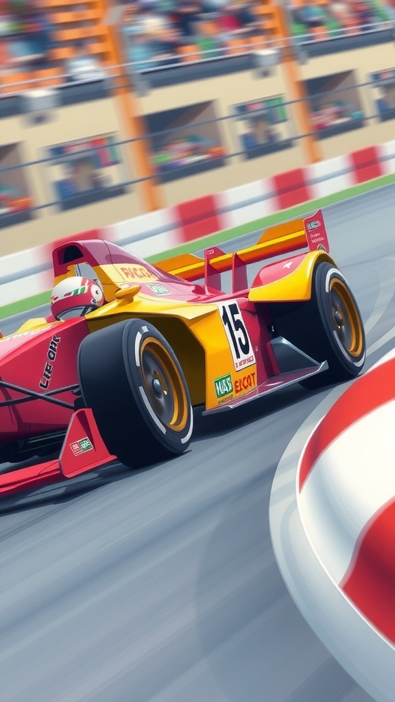 Colorful Chaos: A Creative Drift Race