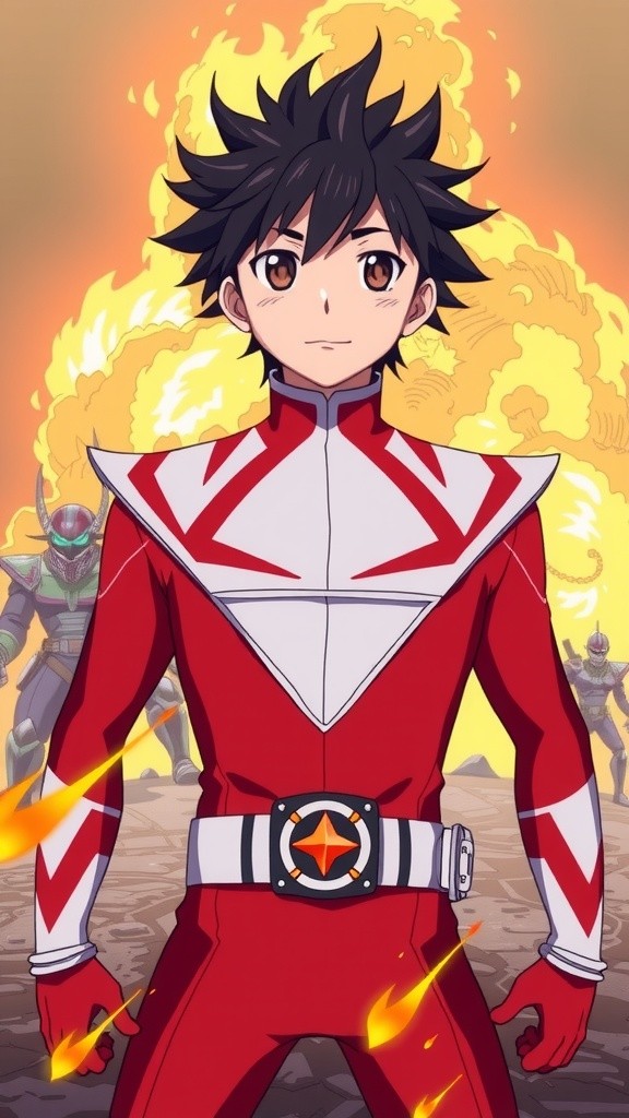 From Power Ranger to Kizuna Red: A Hero's New Adventure!
