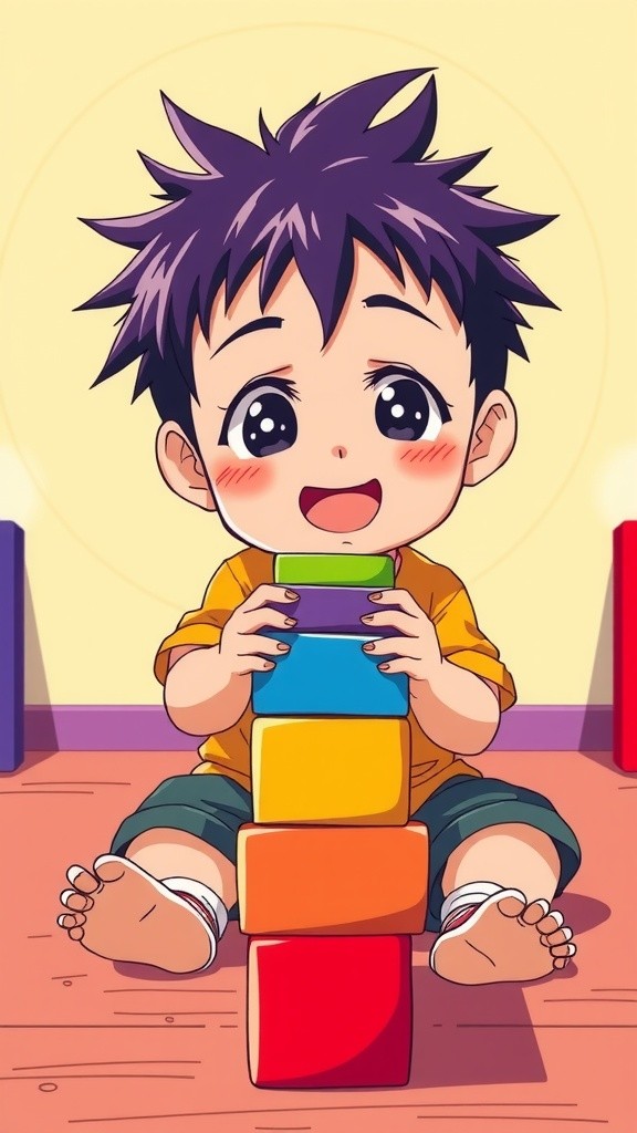 Playtime Joy: A Baby's Adventure with Toys!