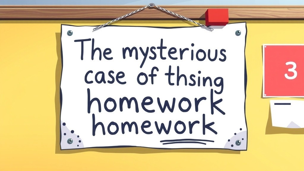 The Case of the Missing Homework