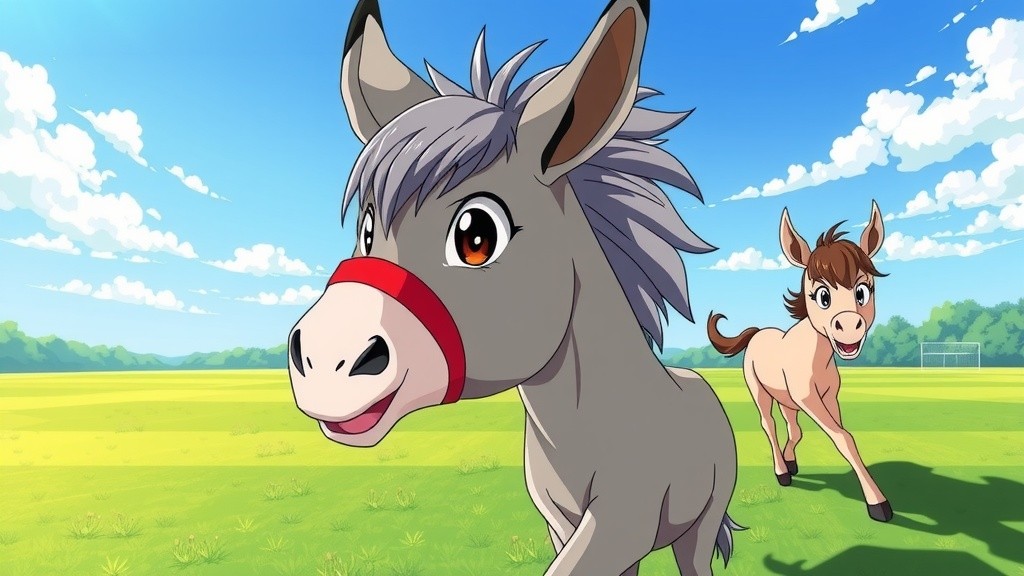 Soccer & Smiles: Donkeys at Play