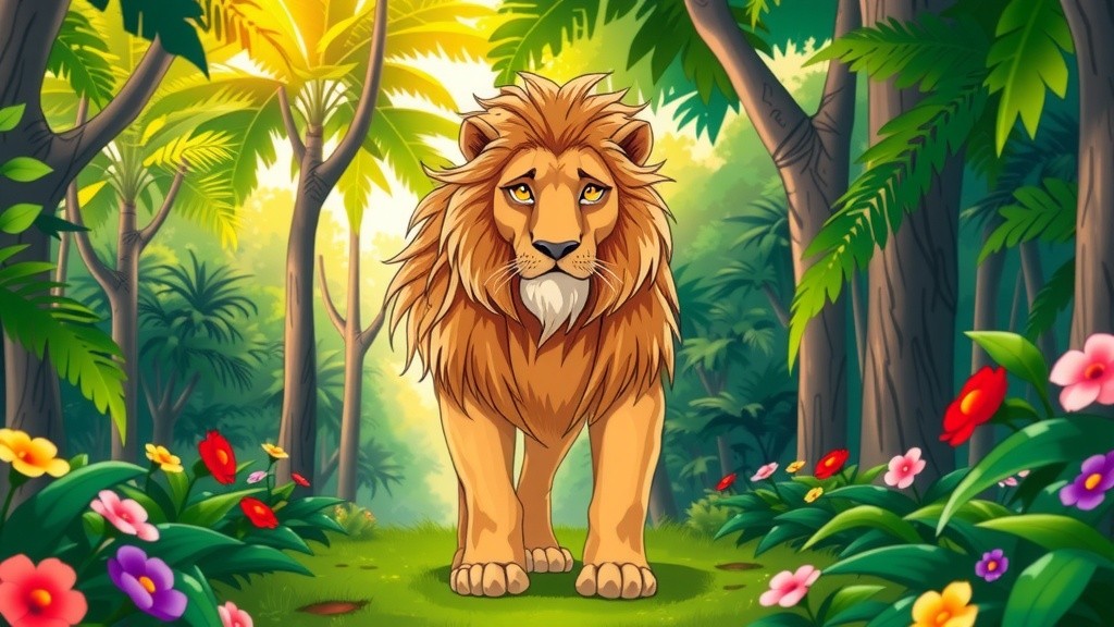 শের ও হাতির শক্তির লড়াই
