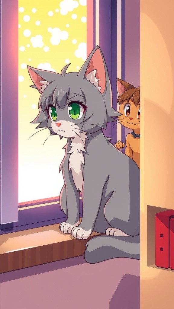 Whiskers and Scamper: An Unexpected Friendship