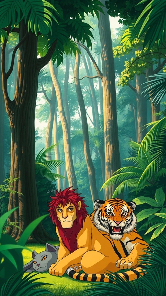 সিংহ বনাম বাঘ: রাজত্বের প্রতিযোগিতা
