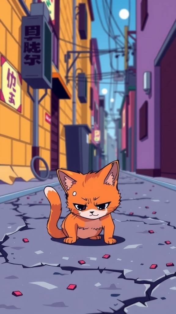 Kucing Kelaparan Dapat Pertolongan