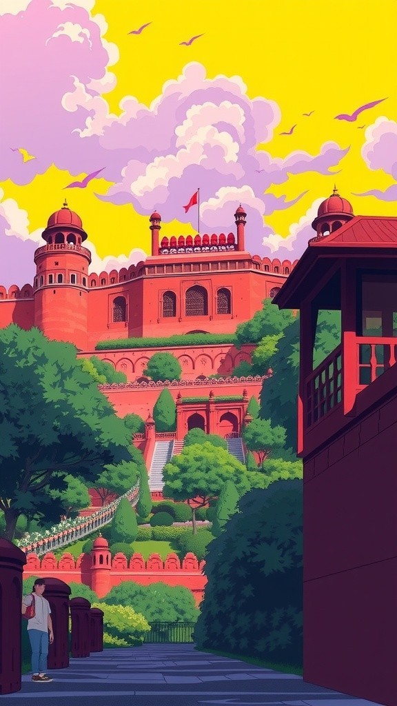 लाल किले की छाया
