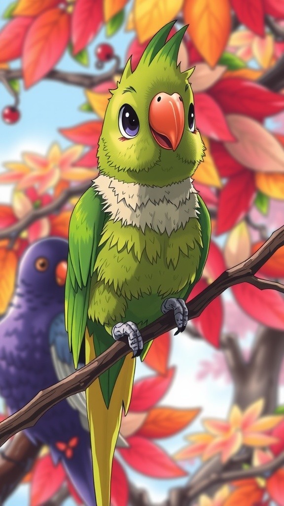 Mithu the Parrot: A Cheerful Hindi Kids' Poem