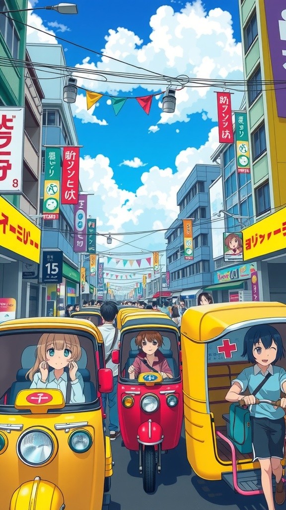 The Auto Rickshaw Race