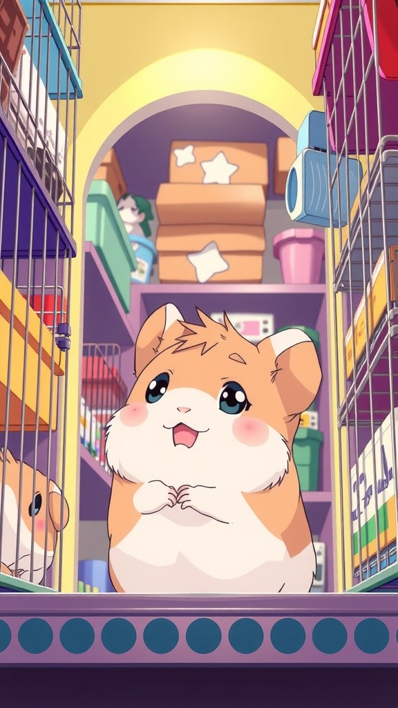 A Tiny Hamster's Brave Adventure
