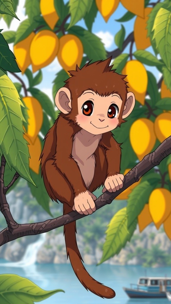 बंदर और मगरमच्छ की चतुराई