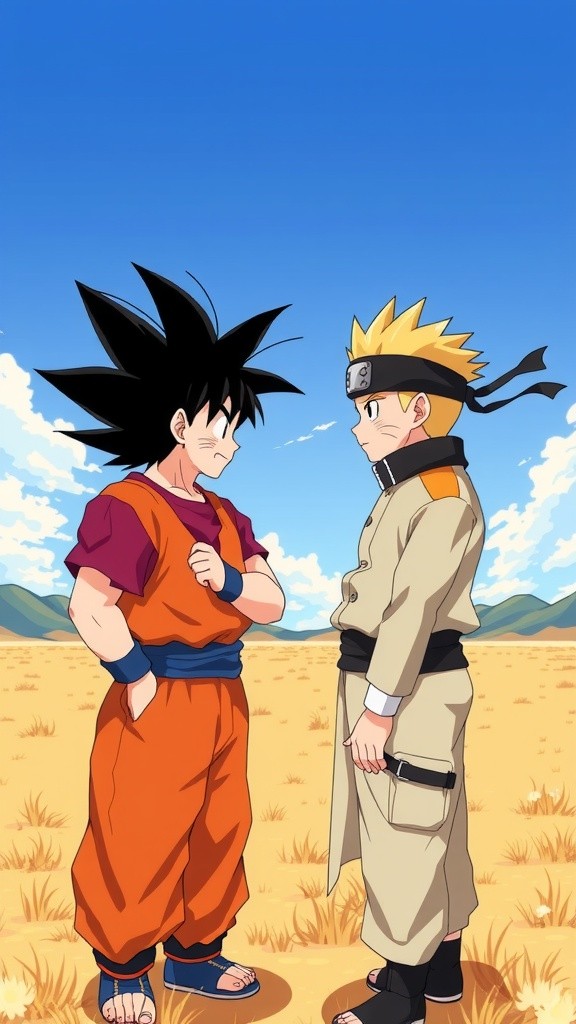 Goku vs Naruto: Epic Battle!