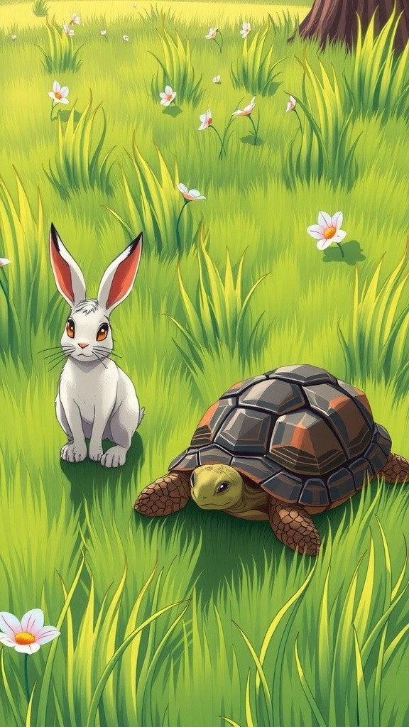 The Tortoise and the Hare: A Timeless Race
