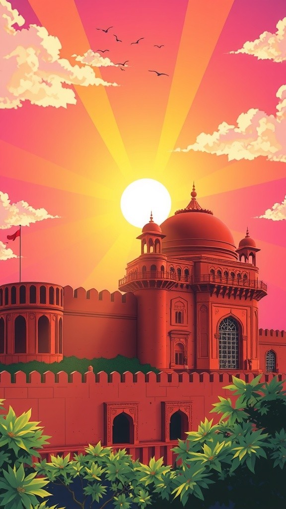 एक दिन लाल किले में