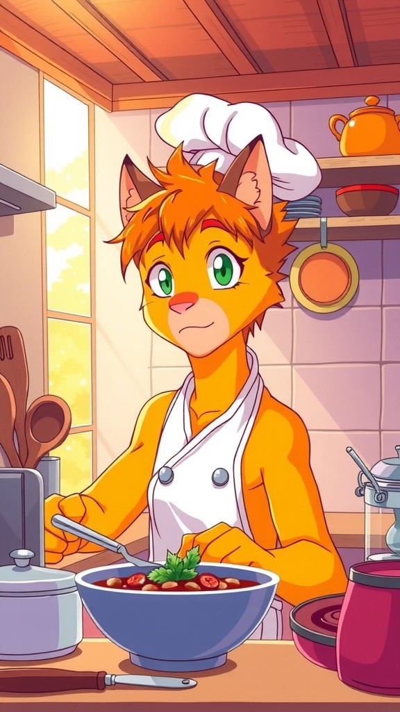 Kucing di Dapur