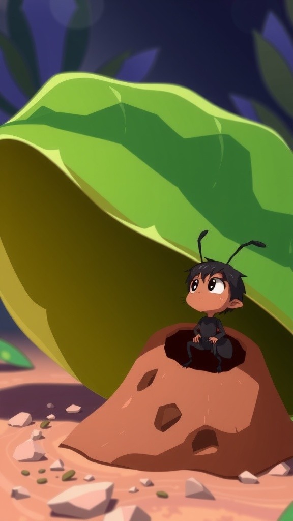 The Brave Little Ant: A Tale of Courage