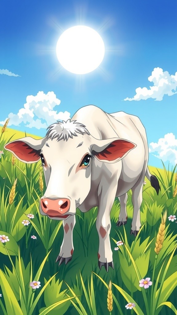 महनती गाय और चालाक लोमड़ी की कहानी