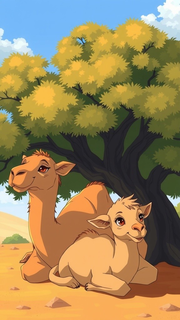 Desert Adaptations: A Baby Camel's Curious Questions