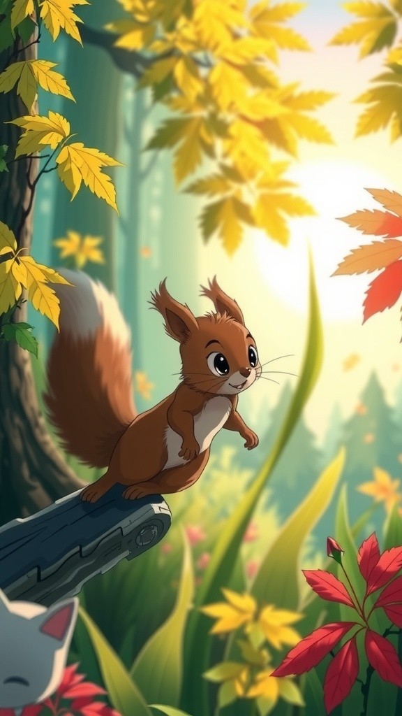 Mia the Little Explorer: A Squirrel's Acorn Adventure