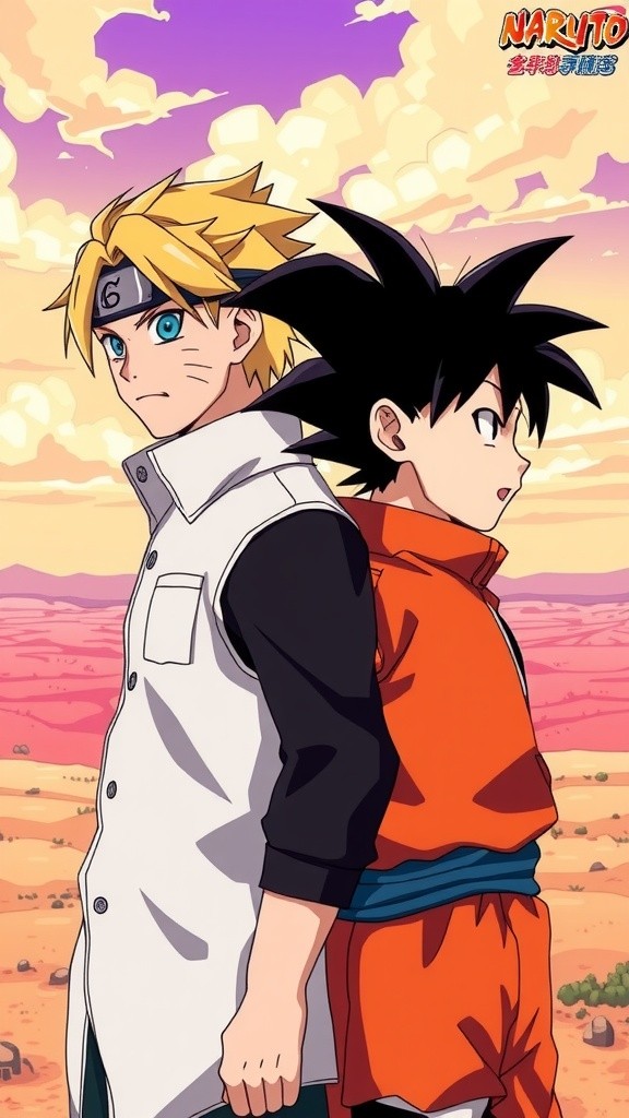 Ninja and Saiyan Unite: Battle Against Darkness!
