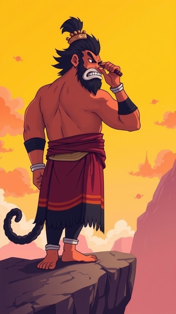 Hanumanji's Mighty Duel