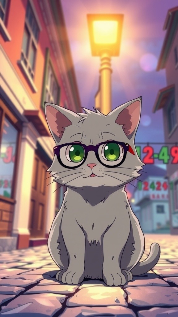 Whiskers the Reading Cat