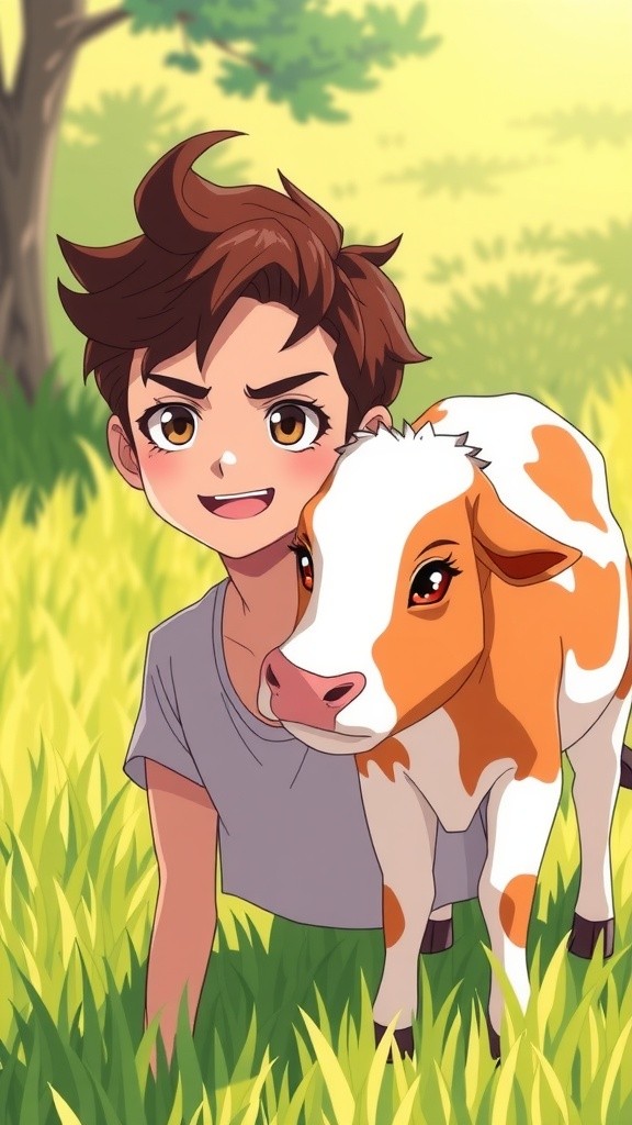 ছেলের দুঃখ: গরুর খেলা ও আহত হওয়া