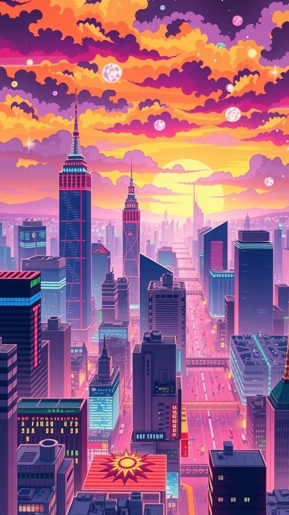 Pixel Pals in Cyber City