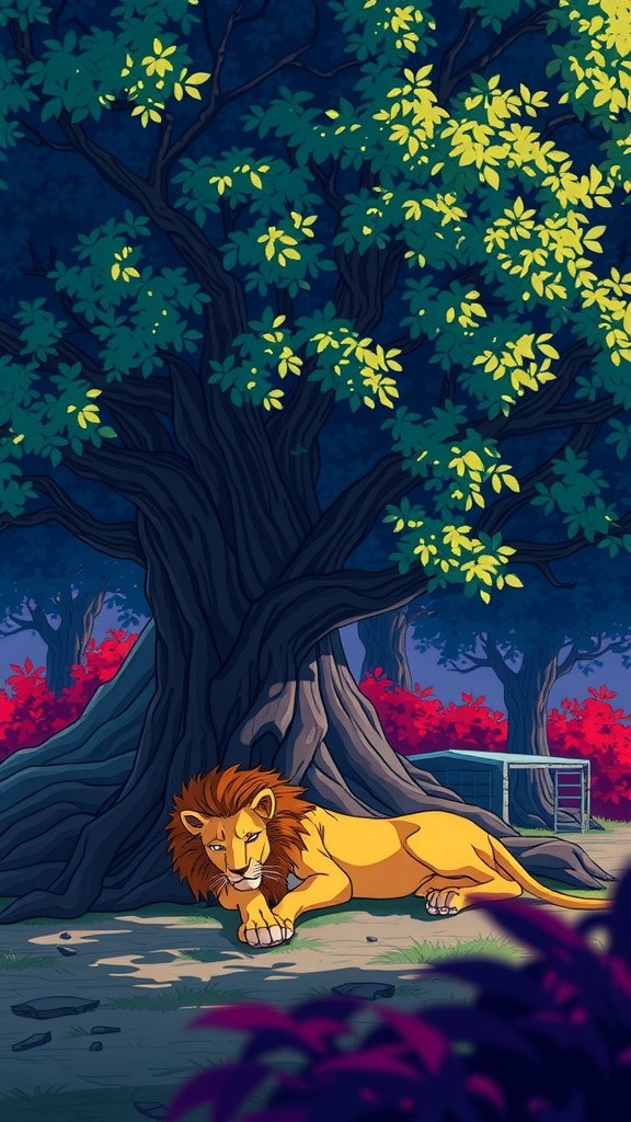 The Humble Lion and the Wise Elephant