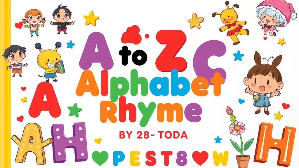 A Fun A to Z Alphabet Rhyme for Kids!