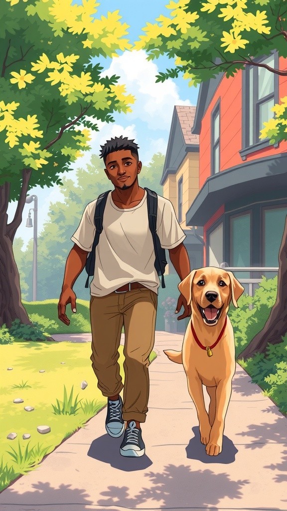 A Boy, His Dog, and the Snake Encounter