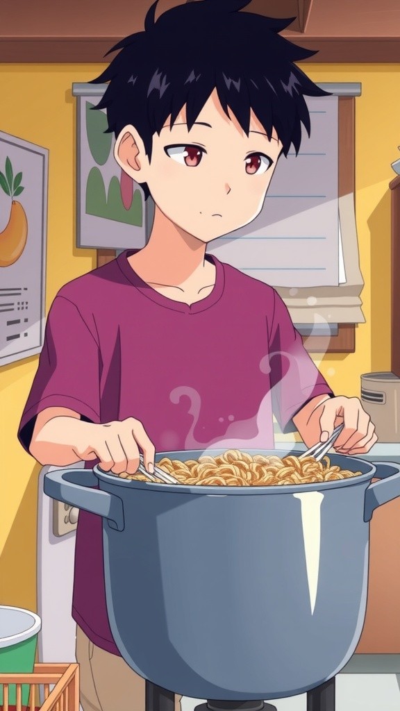 Kisah Ken dan Mie Raksasa